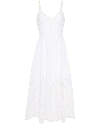Charo Ruiz Mutti Midi Dress - White