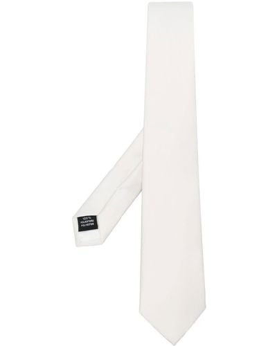 Tagliatore Herren polyester krawatte - Weiß