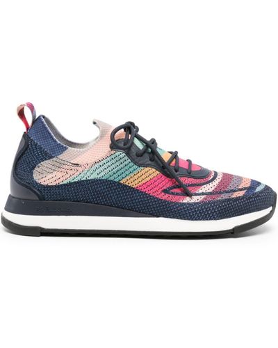 Paul Smith Arpina Swirl ニットスニーカー - ブルー