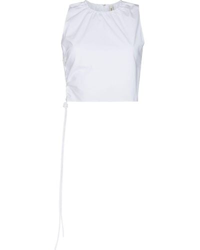 Sir. The Label Gathered-detail Sleeveless Top - White