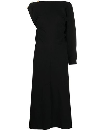 Givenchy ワンスリーブ ドレス - ブラック
