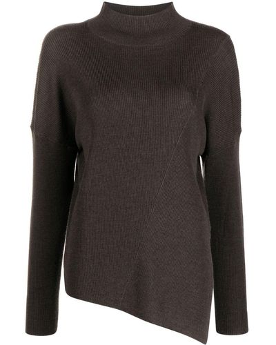 Manning Cartell Secret Society Asymmetric Ribbed Sweater - Black