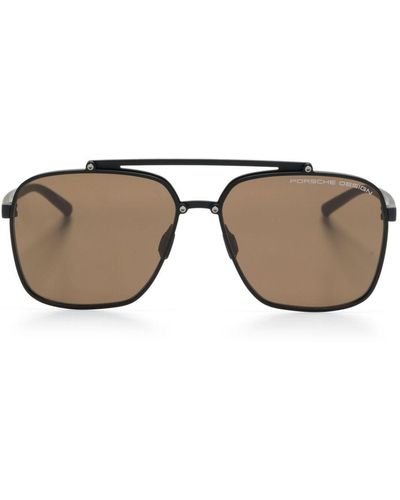 Porsche Design Square-frame Sunglasses - Black