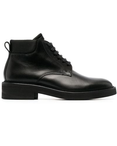 DSquared² X Manchester City Ankle Leather Boots - Black