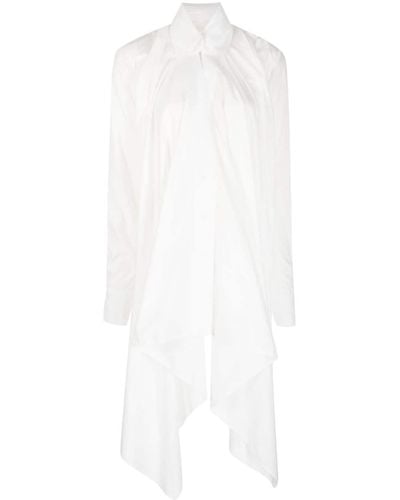 Marc Le Bihan Asymmetric Poplin Shirt - White