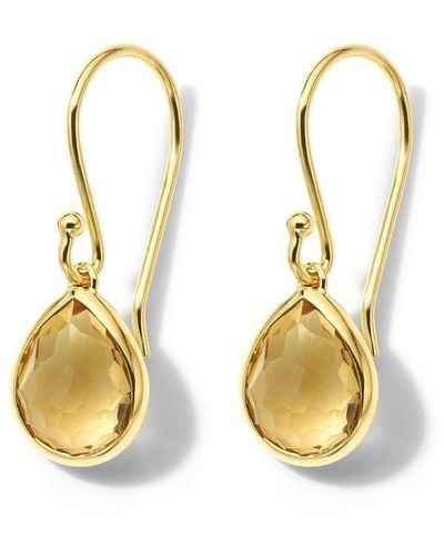 Ippolita 18kt Yellow Gold Rock Candy® Teeny Teardrop Earrings - Metallic