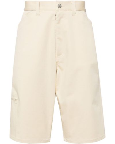 MM6 by Maison Martin Margiela Tailored Cotton Shorts - Natural