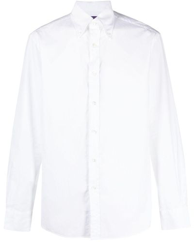 Ralph Lauren Purple Label Klassisches Hemd - Weiß