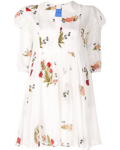 Macgraw Piper フローラル ドレス - ホワイト