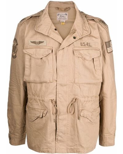 Polo Ralph Lauren Jack Met Logopatch - Naturel