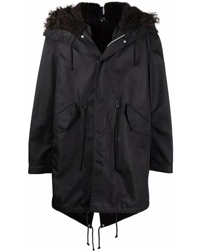 Bottega Veneta Parka con cappuccio - Nero