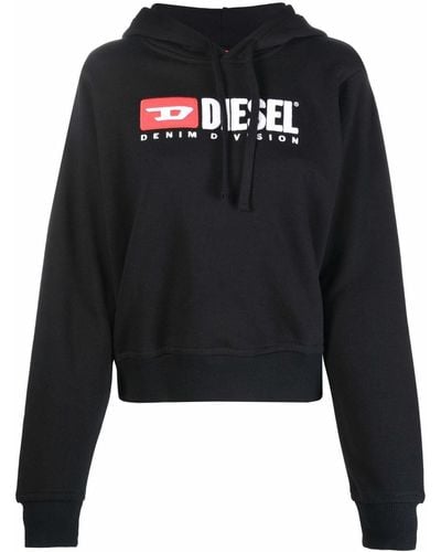 DIESEL ‘F-Reggy-Hood-Diva’ Sweatshirt - Black