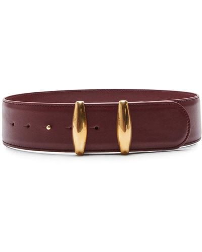 Altuzarra Snap-fit Leather Belt - Brown