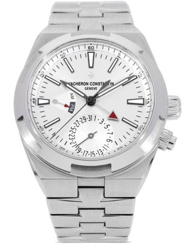 Vacheron Constantin Reloj Overseas Dual Time de 41mm sin uso - Blanco