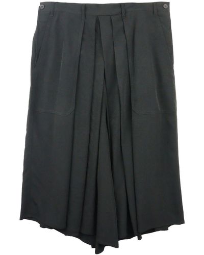 Yohji Yamamoto Men R-standard Hakama Trousers - Black
