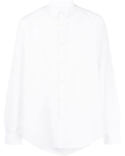 Sunspel Camisa de manga larga - Blanco