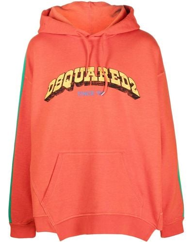 DSquared² ロゴ パーカー - ピンク