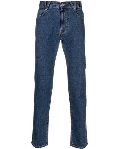 Vivienne Westwood Tapered-Jeans mit VW-Print - Blau