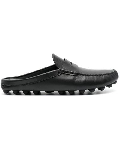 Tod's Gommino Bubble Leather Mules - Black