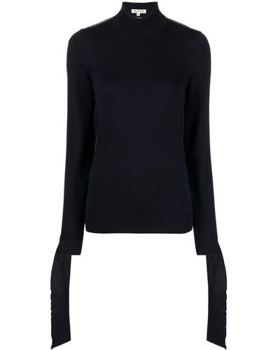 MERYLL ROGGE Fine-knit Open-back Sweater - Black