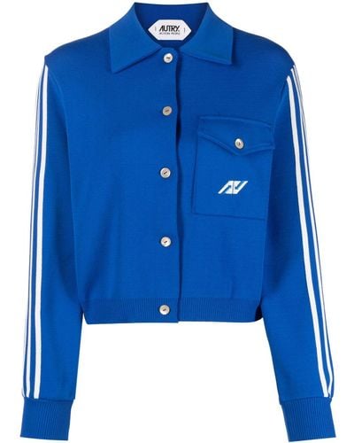 Autry Camisa con logo bordado - Azul