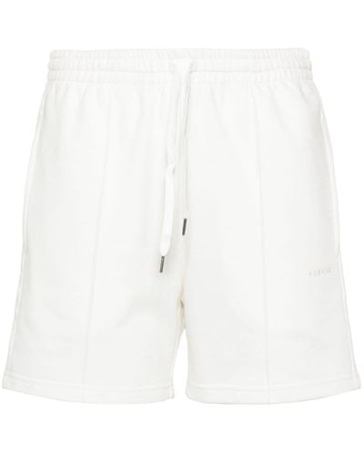 P.A.R.O.S.H. Striped Jersey Shorts - White