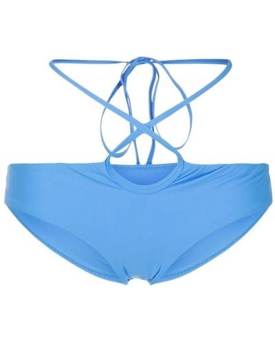 Christopher Esber Wrap-around Bikini Bottoms - Blue