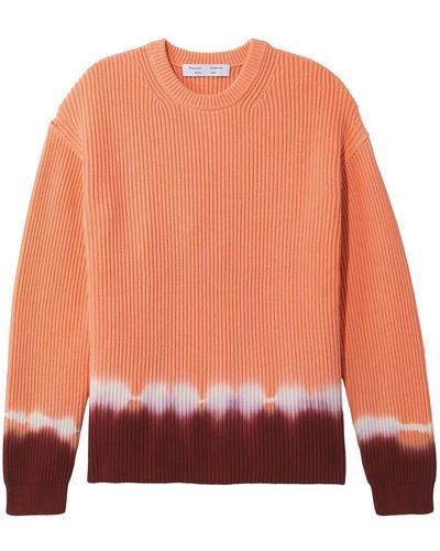 Proenza Schouler Dip-dye Knitted Sweater - Orange