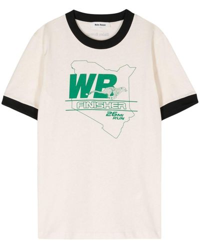 Wales Bonner Pace T-Shirt aus Bio-Baumwolle - Natur