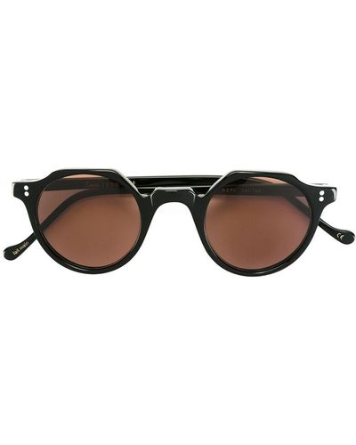 Lesca - Heri Sunglasses - Unisex - Acetate - 43 - Black