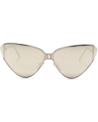 Balenciaga Lunettes de soleil Shield 2.0 à monture papillon - Neutre