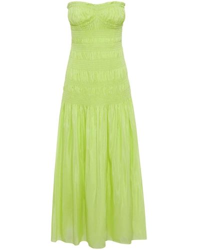 Nicholas Kalli Strapless Mid-length Dress - Green