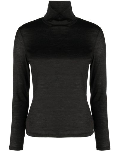 Theory Fitted Turtleneck - Black
