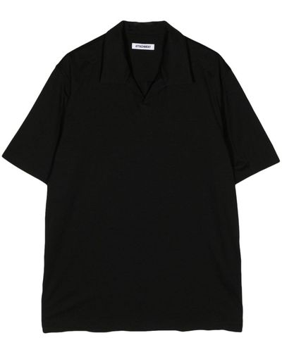 Attachment Poloshirt Met Korte Mouwen - Zwart
