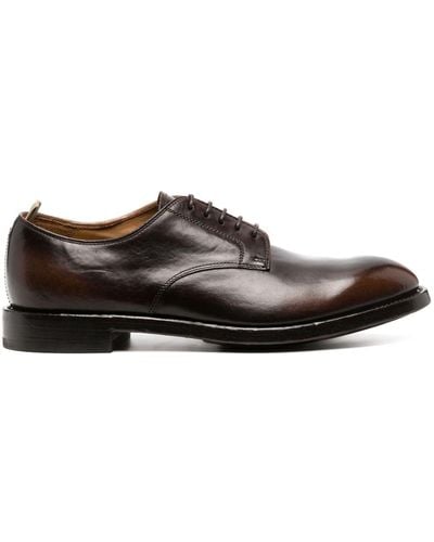 Officine Creative Leather Derby Shoes - Brown