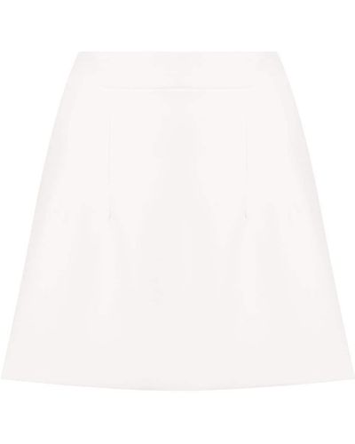 Olympiah Minifalda de cintura alta - Blanco