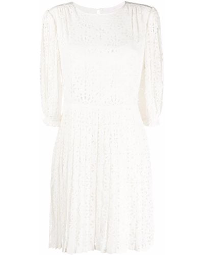See By Chloé Broderie Anglaise Mini-jurk - Wit