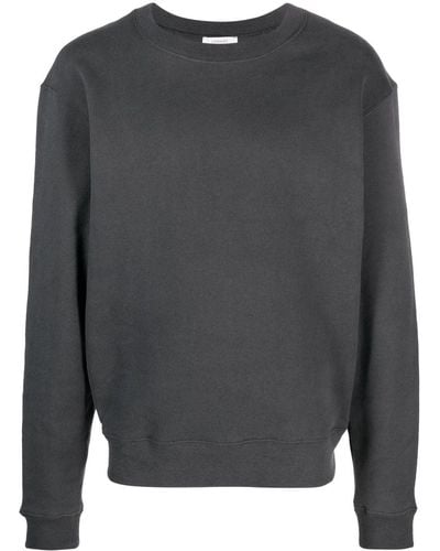 Lemaire Long-sleeved Cotton Sweater - Gray