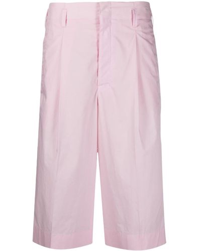 Lemaire Knee-length Tailored Shorts - Pink