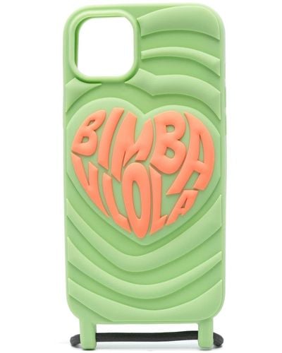 Bimba Y Lola Logo-embossed Iphone 14 Plus Case - Green