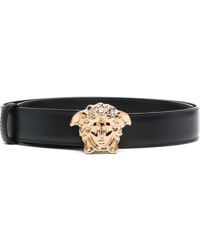 Versace La Medusa leather belt - Schwarz