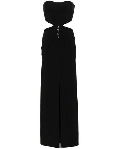 Genny Cut Out-detail Bustier Dress - Black