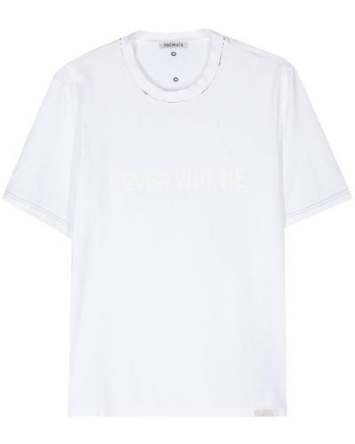 Premiata Athens T-Shirt mit Logo-Print - Weiß