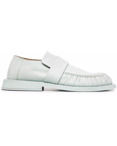 Marsèll Estiva Ruched Leather Loafers - Blue