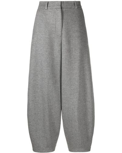 By Malene Birger Carlien Wool Tapered Trousers - Grey