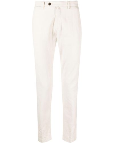 Corneliani Straight-leg Chino Trousers - White