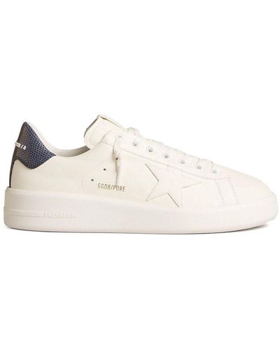 Golden Goose Purestar Leather Sneakers - Natural