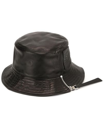Loewe Cappello bucket con applicazione - Nero