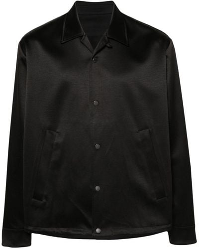 Neil Barrett Long-sleeve Shirt Jacket - Black