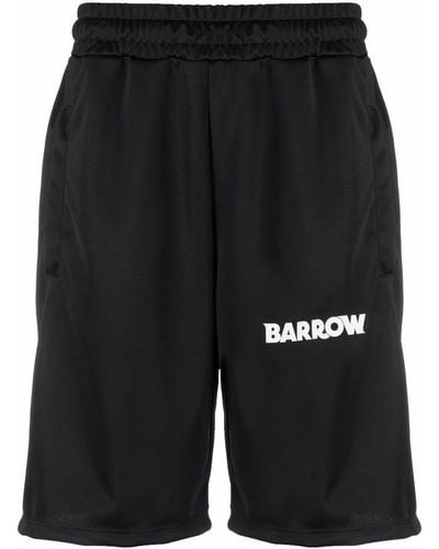 Barrow Short à logo imprimé - Noir